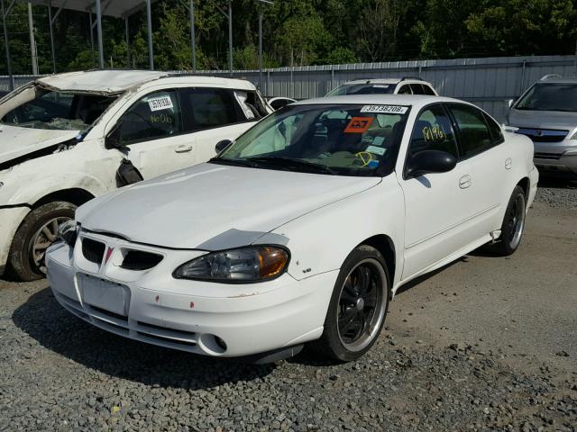 1G2NE52E25M210133 - 2005 PONTIAC GRAND AM S WHITE photo 2