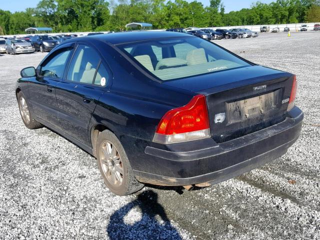 YV1RS61TX32278629 - 2003 VOLVO S60 BLACK photo 3