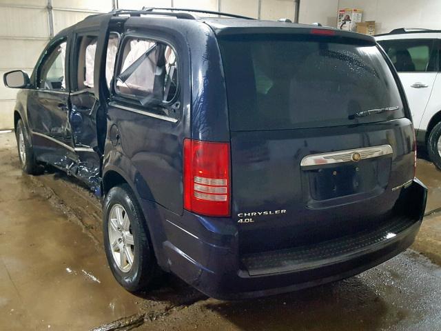 2A4RR5DXXAR151737 - 2010 CHRYSLER TOWN & COU BLUE photo 3