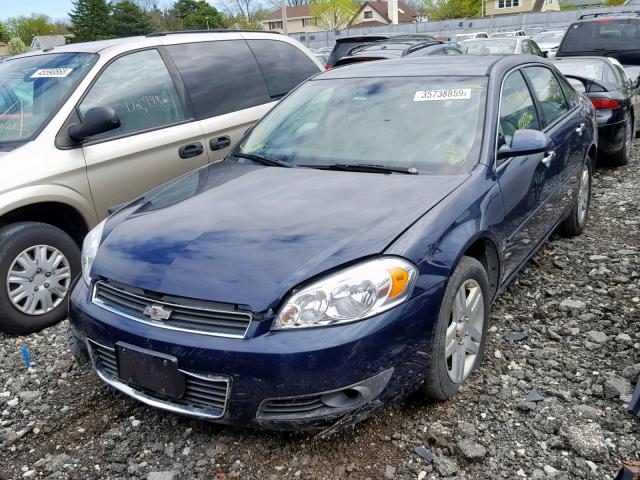 2G1WU58R579188621 - 2007 CHEVROLET IMPALA LTZ BLUE photo 2