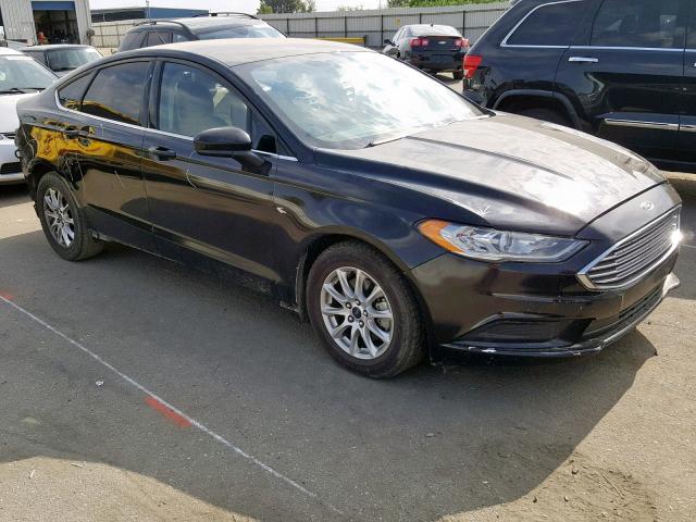 3FA6P0G7XHR413988 - 2017 FORD FUSION S BLACK photo 1