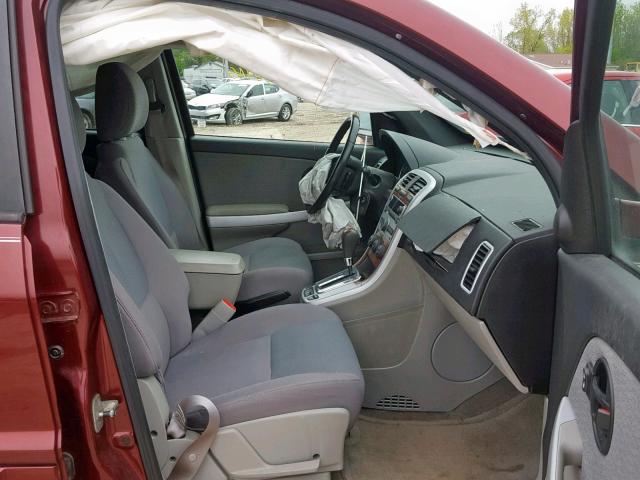 2CNDL33F486042941 - 2008 CHEVROLET EQUINOX LT BURGUNDY photo 5