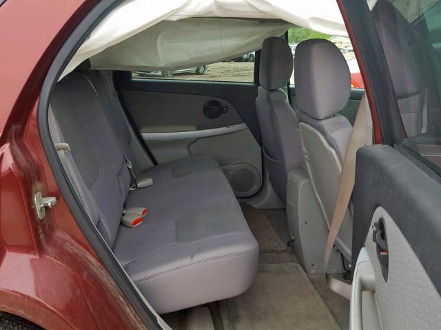 2CNDL33F486042941 - 2008 CHEVROLET EQUINOX LT BURGUNDY photo 6