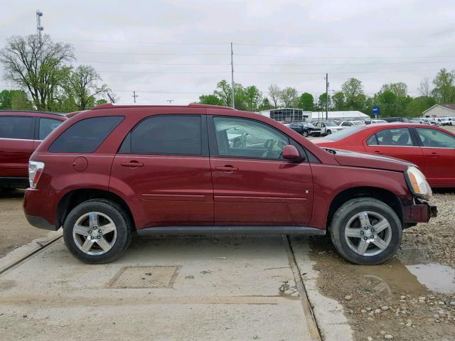 2CNDL33F486042941 - 2008 CHEVROLET EQUINOX LT BURGUNDY photo 9