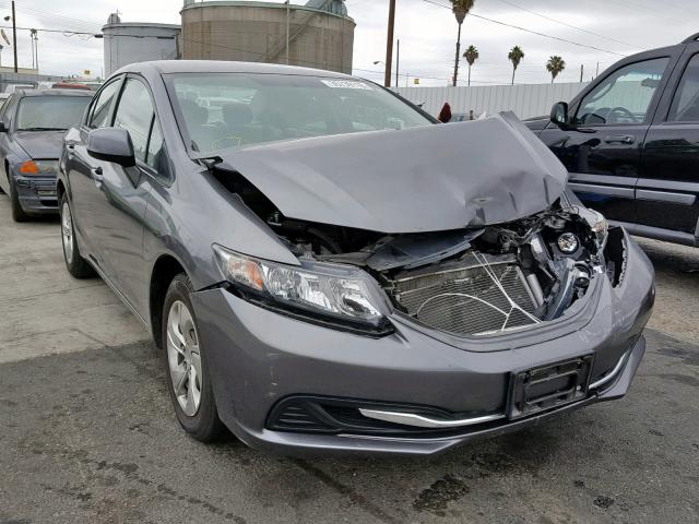 2HGFB2F5XDH515447 - 2013 HONDA CIVIC LX CHARCOAL photo 1