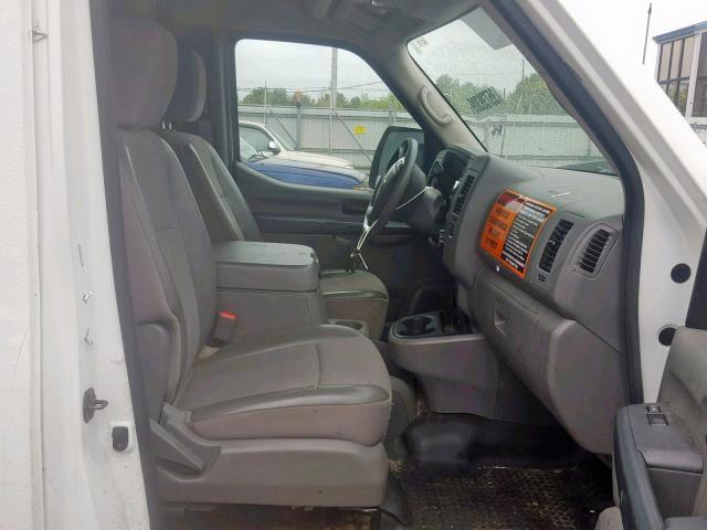 1N6BF0LY9HN809890 - 2017 NISSAN NV 2500 S WHITE photo 5