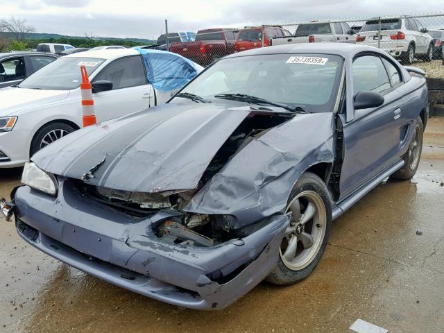 1FAFP42X1WF263522 - 1998 FORD MUSTANG GT SILVER photo 2