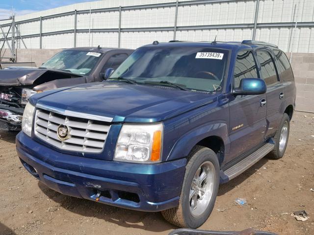 1GYEK63N45R194930 - 2005 CADILLAC ESCALADE L BLUE photo 2