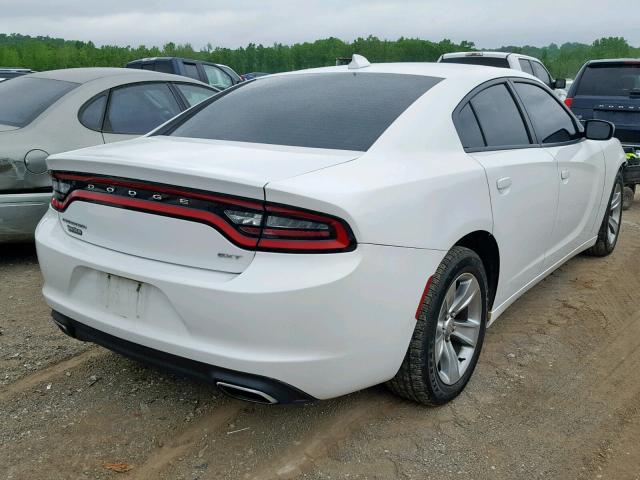 2C3CDXHG5FH734234 - 2015 DODGE CHARGER SX WHITE photo 4