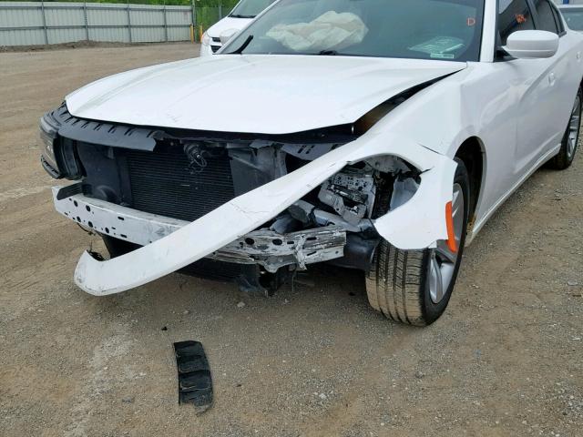 2C3CDXHG5FH734234 - 2015 DODGE CHARGER SX WHITE photo 9