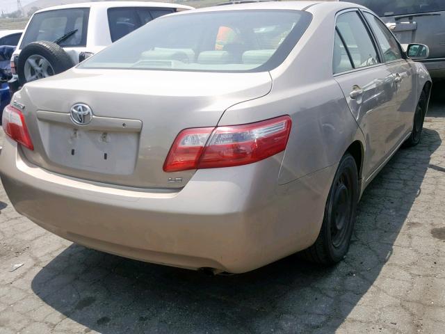 4T1BE46K67U636429 - 2007 TOYOTA CAMRY NEW BEIGE photo 4