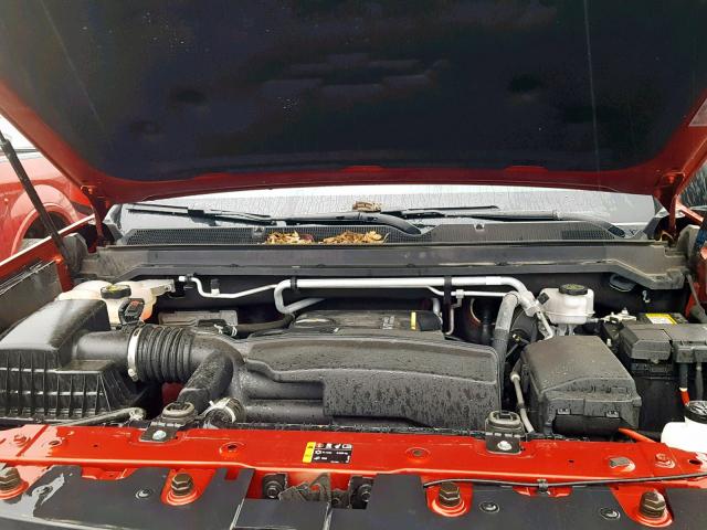1GCHSCEA1G1357501 - 2016 CHEVROLET COLORADO L ORANGE photo 7