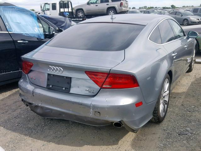 WAU2GAFC6CN063944 - 2012 AUDI A7 PRESTIG SILVER photo 4