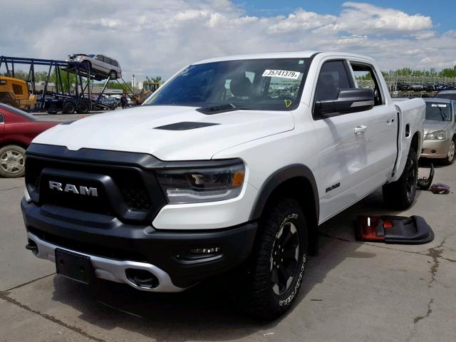 1C6SRFLT6KN629038 - 2019 RAM 1500 REBEL თეთრი ფოტო 2