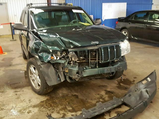 1J4GR48K16C114222 - 2006 JEEP GRAND CHER GREEN photo 1