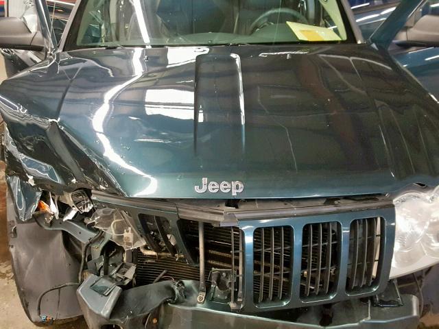 1J4GR48K16C114222 - 2006 JEEP GRAND CHER GREEN photo 7