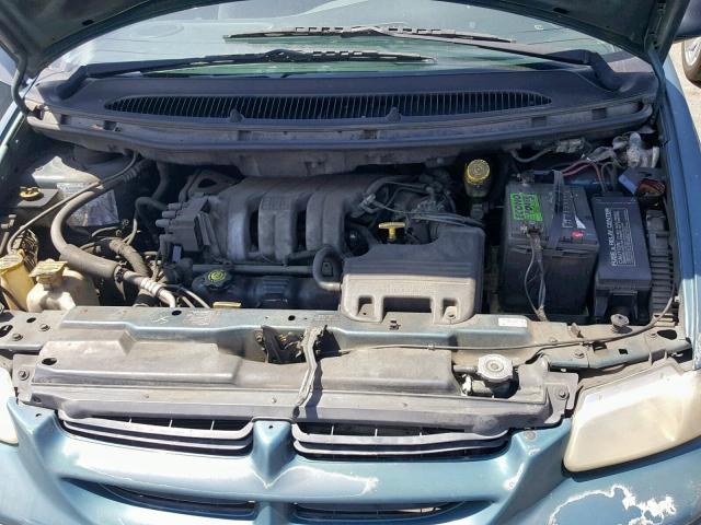 2B4GP25R3YR533939 - 2000 DODGE CARAVAN GREEN photo 7