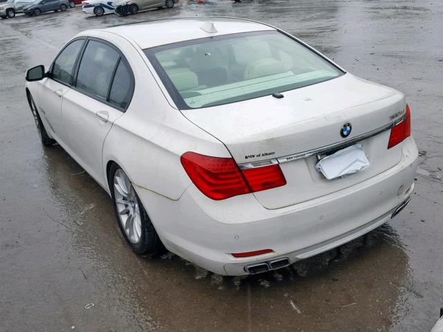 WBAKB0C59ACY40107 - 2010 BMW 760 LI WHITE photo 3