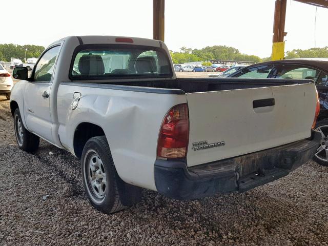 5TENX22N97Z368337 - 2007 TOYOTA TACOMA WHITE photo 3