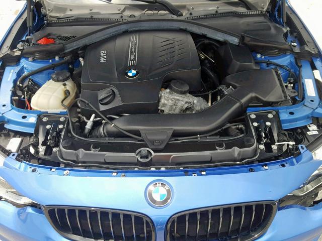 WBA3R1C57EF774313 - 2014 BMW 435 I BLUE photo 7