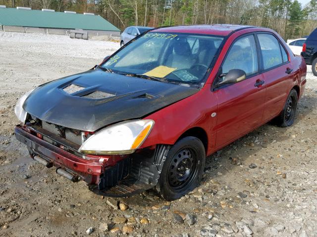 JA3AJ26E66U015568 - 2006 MITSUBISHI LANCER ES TWO TONE photo 2