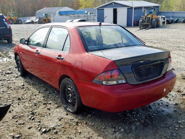 JA3AJ26E66U015568 - 2006 MITSUBISHI LANCER ES TWO TONE photo 3