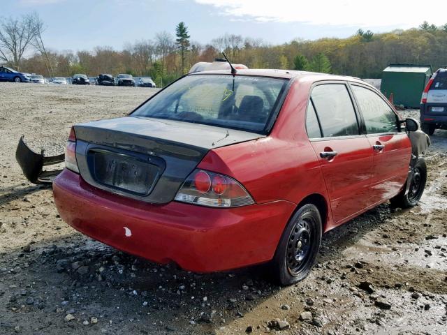 JA3AJ26E66U015568 - 2006 MITSUBISHI LANCER ES TWO TONE photo 4