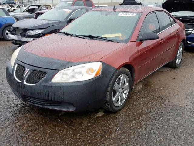 1G2ZH57N784168189 - 2008 PONTIAC G6 GT RED photo 2