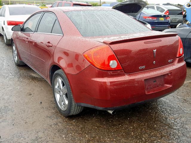 1G2ZH57N784168189 - 2008 PONTIAC G6 GT RED photo 3