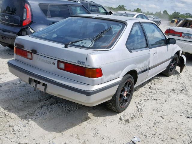 JH4DA3348GS006396 - 1986 ACURA INTEGRA RS SILVER photo 4