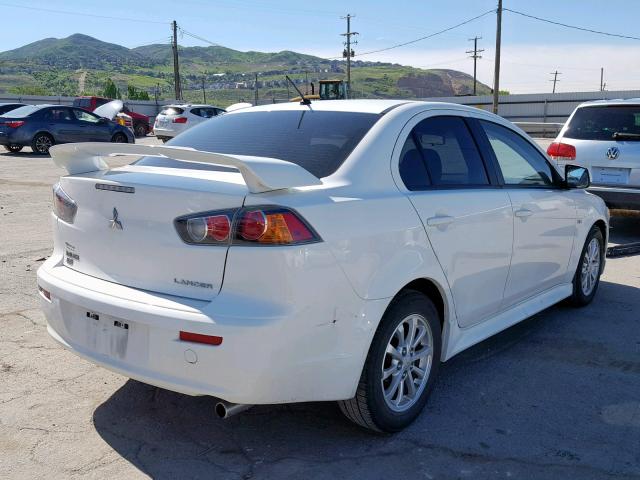 JA32V2FW3CU022684 - 2012 MITSUBISHI LANCER SE WHITE photo 4