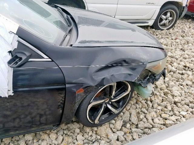 1HGCS1A35BA013783 - 2011 HONDA ACCORD LX- BLACK photo 9