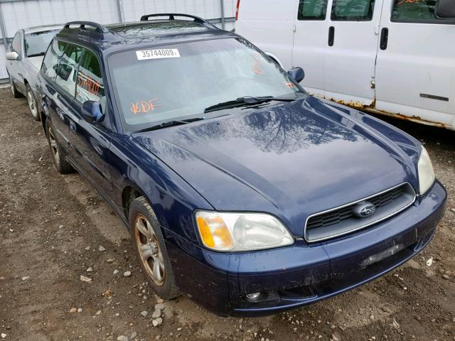 4S3BH625947301490 - 2004 SUBARU LEGACY L S BLUE photo 1