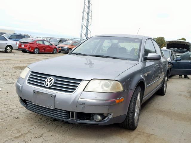 WVWRH63B23P096497 - 2003 VOLKSWAGEN PASSAT GLX GRAY photo 2