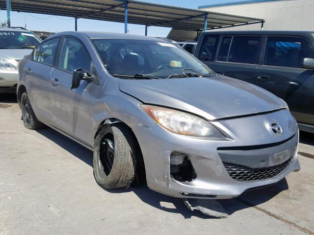 JM1BL1TFXD1741407 - 2013 MAZDA 3 I GRAY photo 1