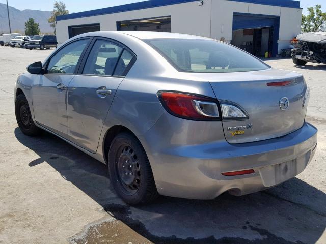 JM1BL1TFXD1741407 - 2013 MAZDA 3 I GRAY photo 3