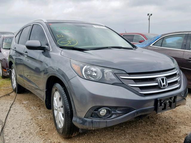 2HKRM3H78CH513373 - 2012 HONDA CR-V EXL GRAY photo 1