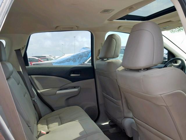 2HKRM3H78CH513373 - 2012 HONDA CR-V EXL GRAY photo 6