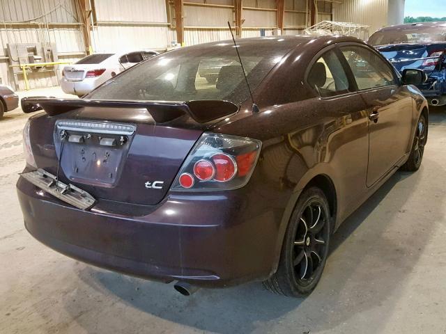 JTKDE167280245884 - 2008 TOYOTA SCION TC RED photo 4