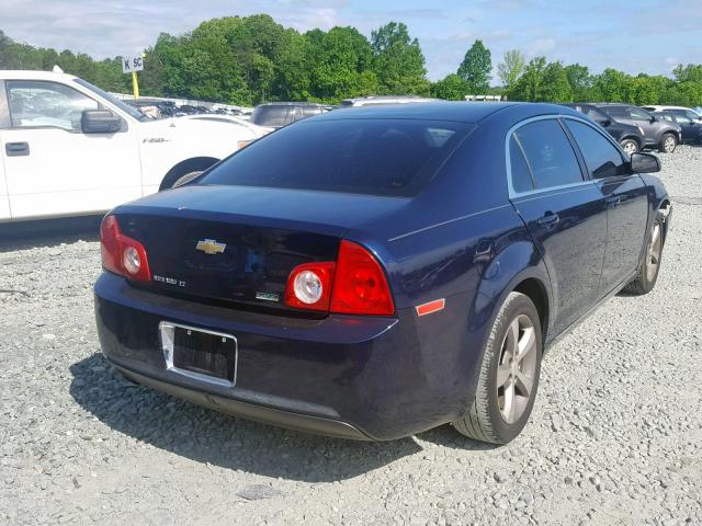 1G1ZC5EU3BF346222 - 2011 CHEVROLET MALIBU 1LT BLUE photo 4