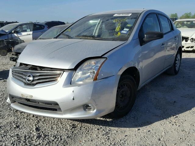 3N1AB6AP0AL717163 - 2010 NISSAN SENTRA 2.0 SILVER photo 2