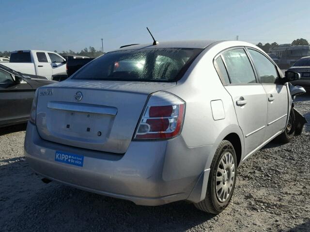 3N1AB6AP0AL717163 - 2010 NISSAN SENTRA 2.0 SILVER photo 4