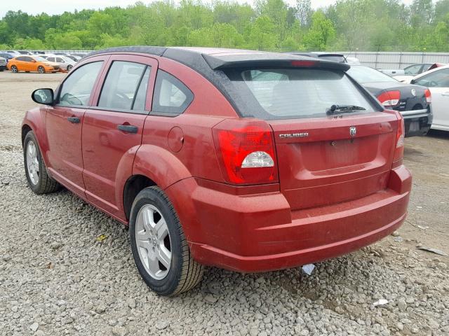 1B3HB28B18D661735 - 2008 DODGE CALIBER RED photo 3