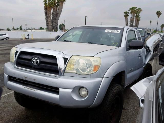 5TETU62N16Z300670 - 2006 TOYOTA TACOMA PRE SILVER photo 2