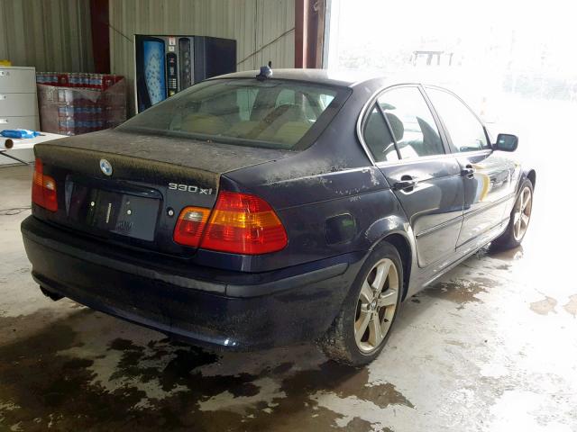 WBAEW534X4PN35184 - 2004 BMW 330 XI BLUE photo 4