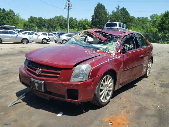 1G6DP577560167088 - 2006 CADILLAC CTS HI FEA RED photo 2