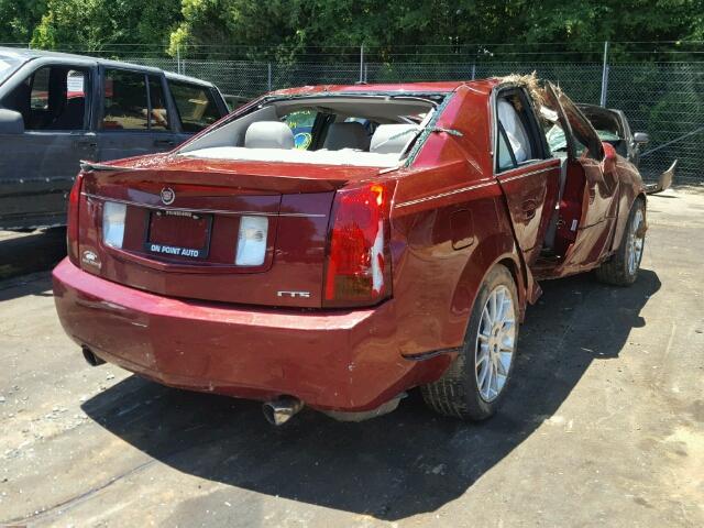 1G6DP577560167088 - 2006 CADILLAC CTS HI FEA RED photo 4