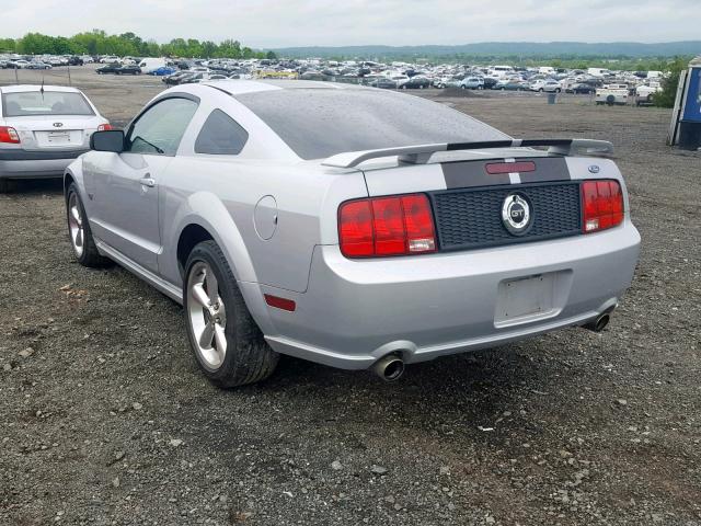 1ZVFT82H465259263 - 2006 FORD MUSTANG GT SILVER photo 3