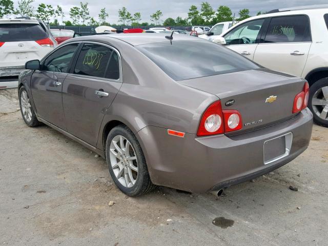 1G1ZE5E19BF387258 - 2011 CHEVROLET MALIBU LTZ ოქროსფერი ფოტო 3