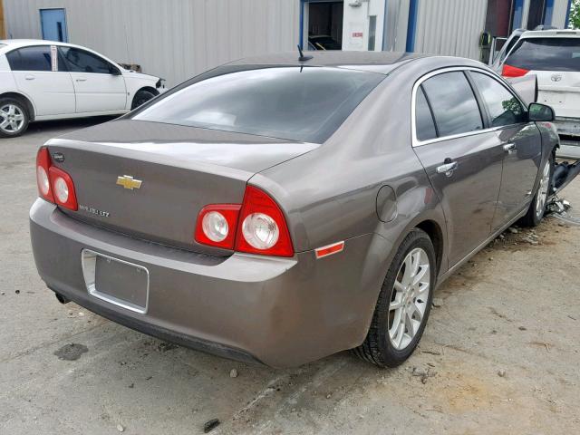 1G1ZE5E19BF387258 - 2011 CHEVROLET MALIBU LTZ ოქროსფერი ფოტო 4
